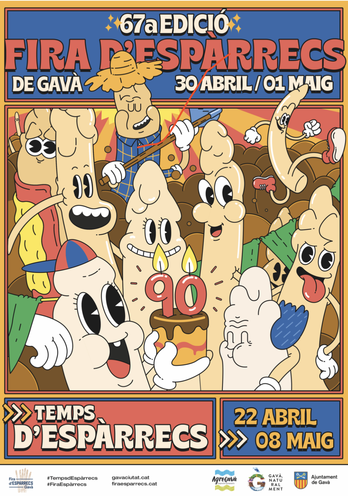 Cartell Fira d’Espàrrecs de Gavà 2022