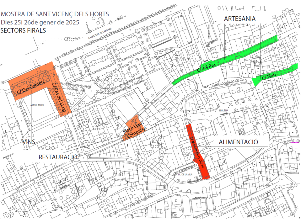 Plànol General Per Sectors La Mostra 2025
